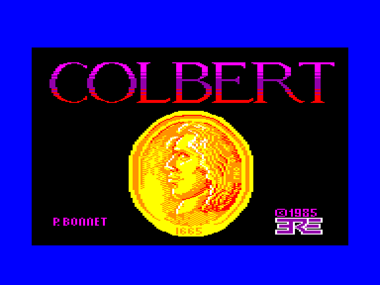 screenshot of the Amstrad CPC game Colbert 1.0