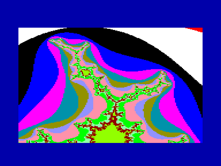 screenshot of the Amstrad CPC game Colourdump 2