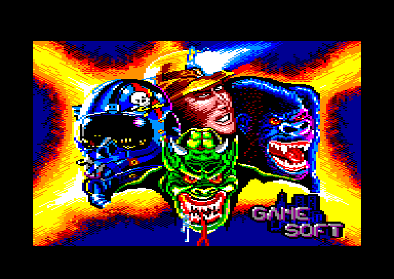 screenshot du jeu Amstrad CPC Comando quatro