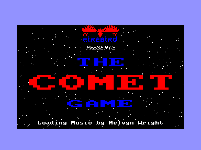 screenshot du jeu Amstrad CPC Comet game (the)
