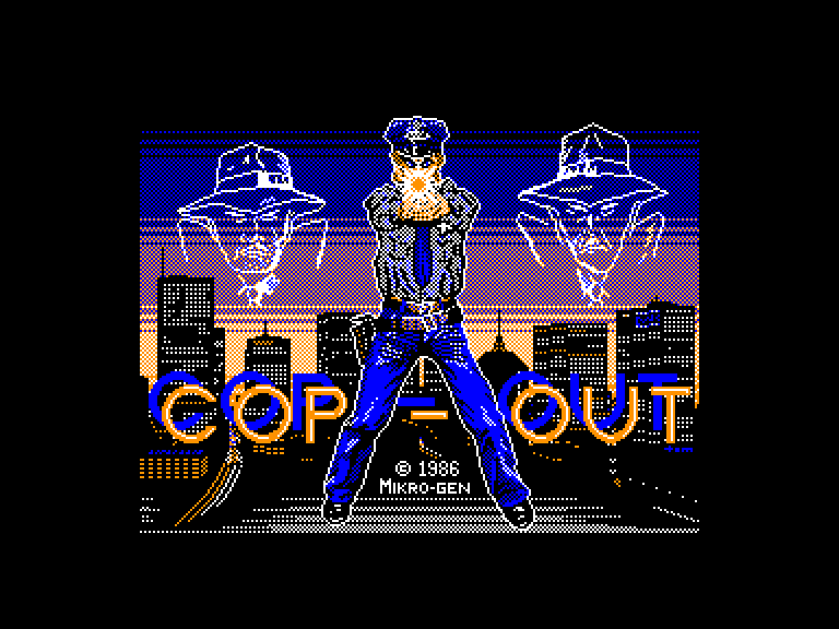 screenshot du jeu Amstrad CPC Cop-Out