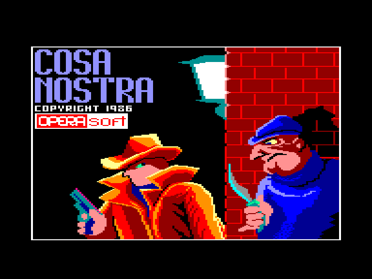 screenshot du jeu Amstrad CPC Cosa nostra