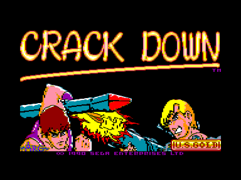 screenshot du jeu Amstrad CPC Crack down