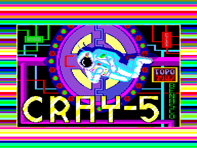 screenshot du jeu Amstrad CPC Cray-5
