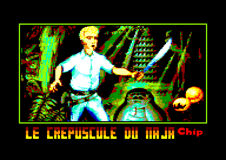 screenshot du jeu Amstrad CPC Cr&eacute;puscule du Naja (le)