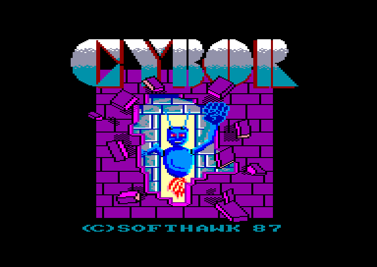 screenshot du jeu Amstrad CPC Cybor