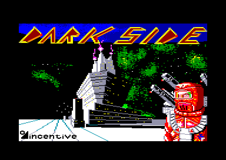 screenshot of the Amstrad CPC game Dark Side