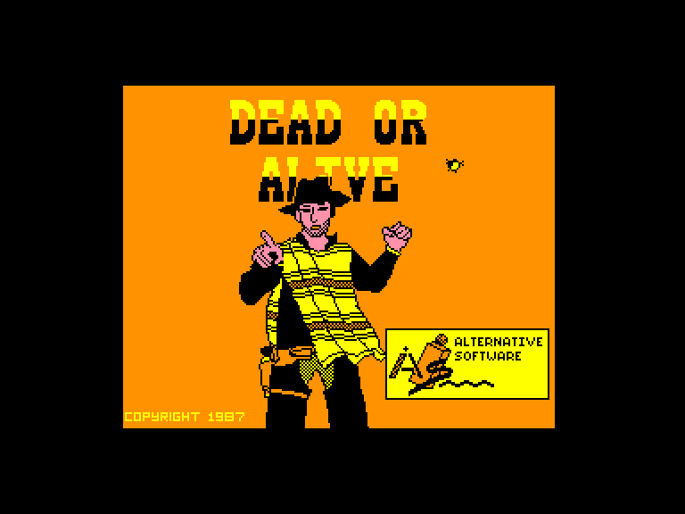 screenshot of the Amstrad CPC game Dead or alive