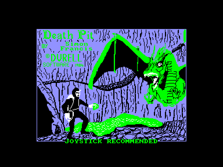 screenshot du jeu Amstrad CPC Death pit
