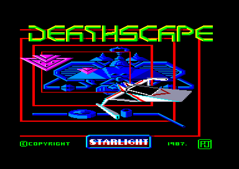 screenshot of the Amstrad CPC game Deathscape