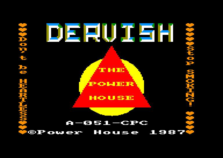 screenshot du jeu Amstrad CPC Dervish