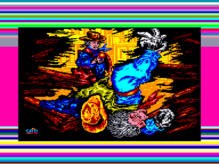 screenshot of the Amstrad CPC game Desperado