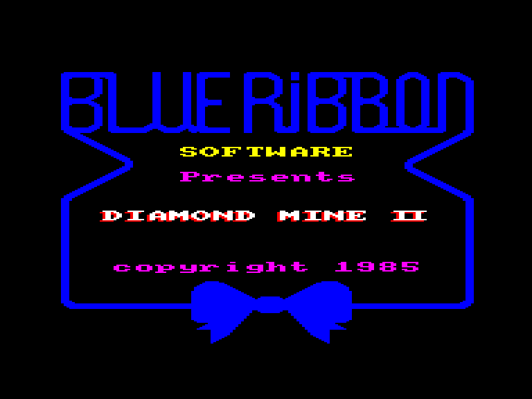 screenshot du jeu Amstrad CPC Diamond Mine II