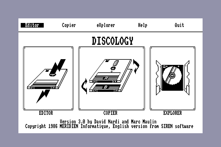 screenshot du jeu Amstrad CPC Discology 3.0