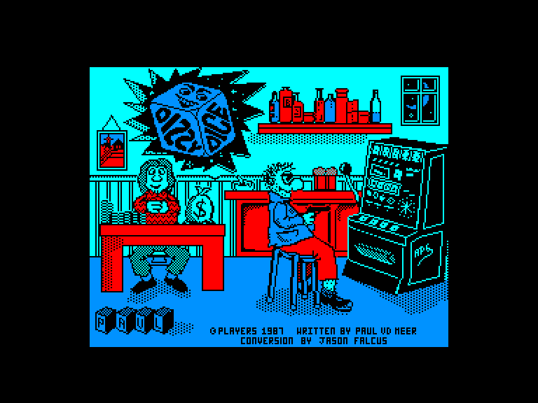 screenshot of the Amstrad CPC game Dizzy dice