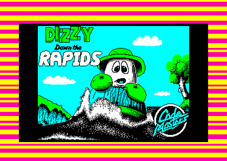 screenshot du jeu Amstrad CPC Dizzy Down The Rapids