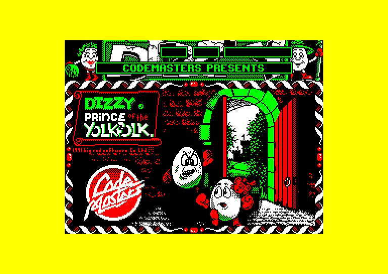 screenshot du jeu Amstrad CPC Dizzy Prince of the Yolkfolk