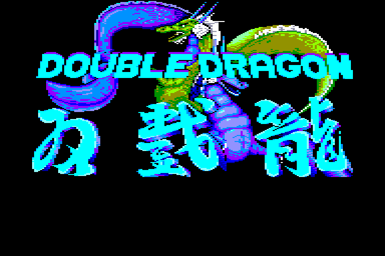 screenshot du jeu Amstrad CPC Double Dragon (Mastertronic)