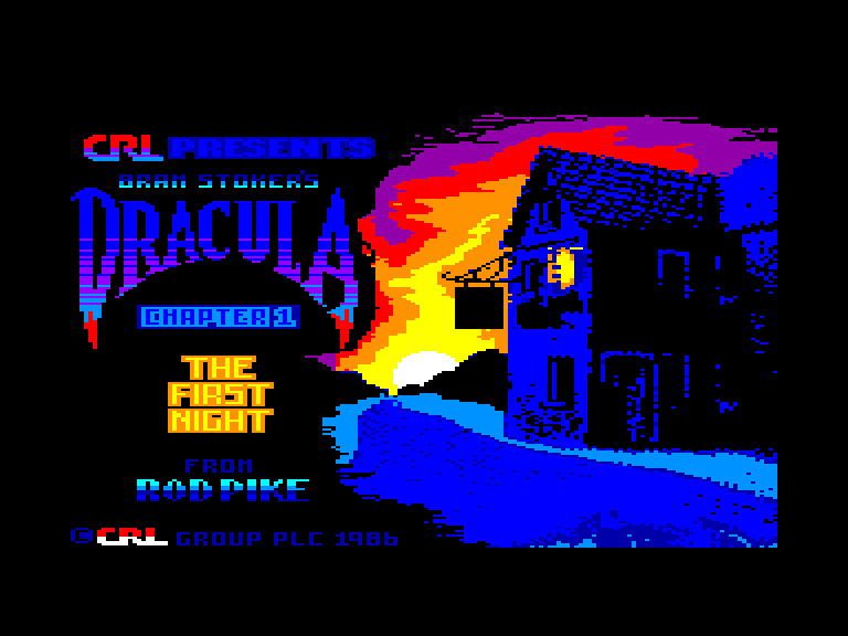 screenshot du jeu Amstrad CPC Dracula