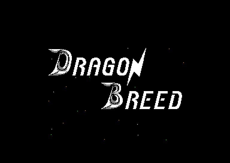 screenshot of the Amstrad CPC game Dragon Breed