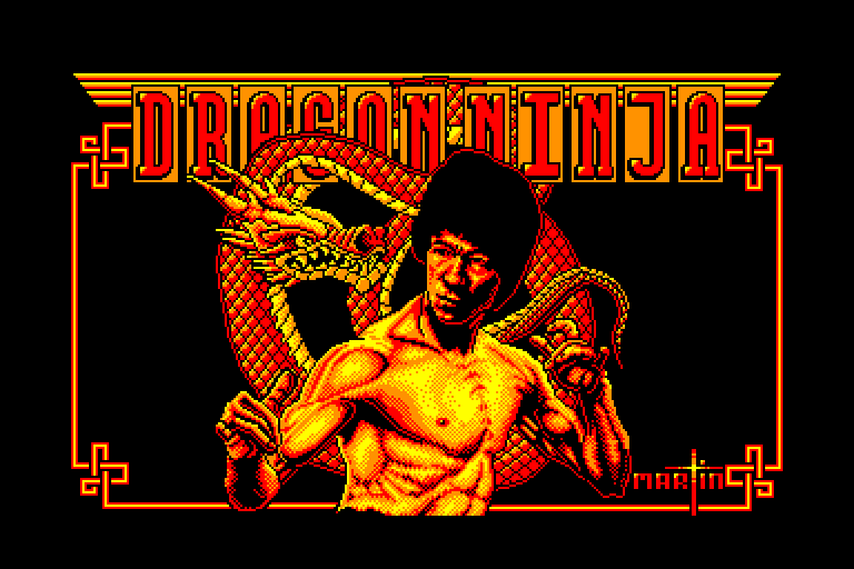 screenshot du jeu Amstrad CPC Dragon Ninja