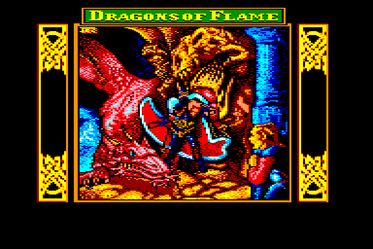 screenshot du jeu Amstrad CPC Dragons of flame