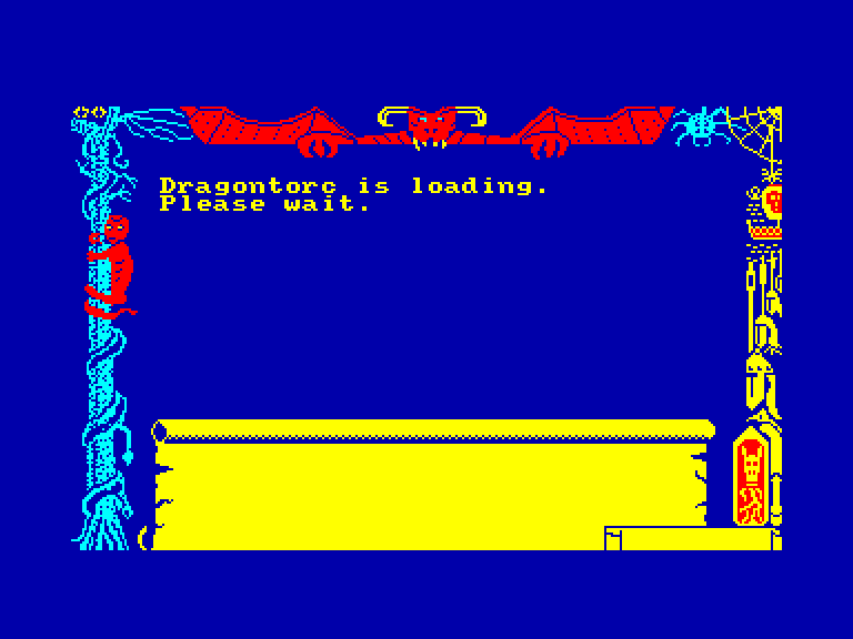 screenshot du jeu Amstrad CPC Dragontorc of Avalon