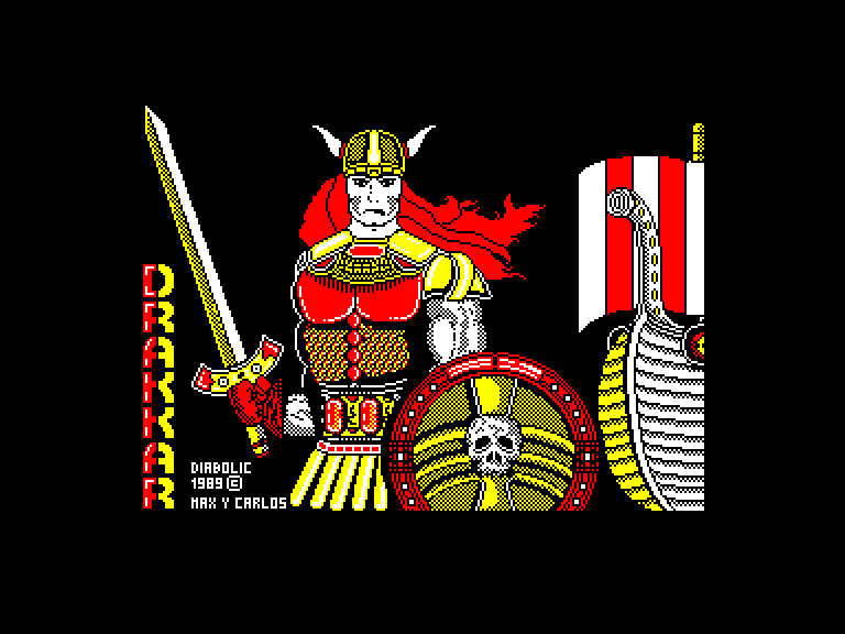 screenshot du jeu Amstrad CPC Drakkar