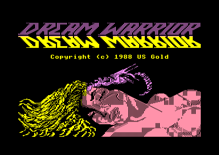 screenshot of the Amstrad CPC game Dream Warrior