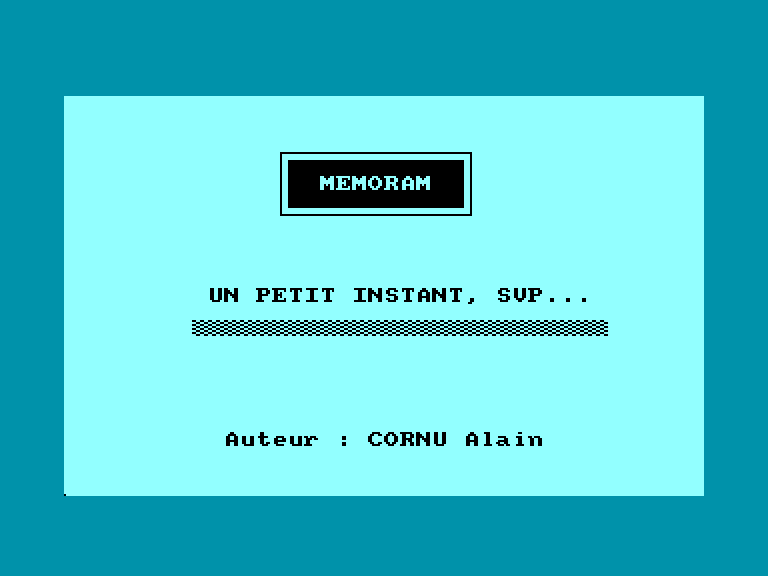 screenshot of the Amstrad CPC game Educatif 1