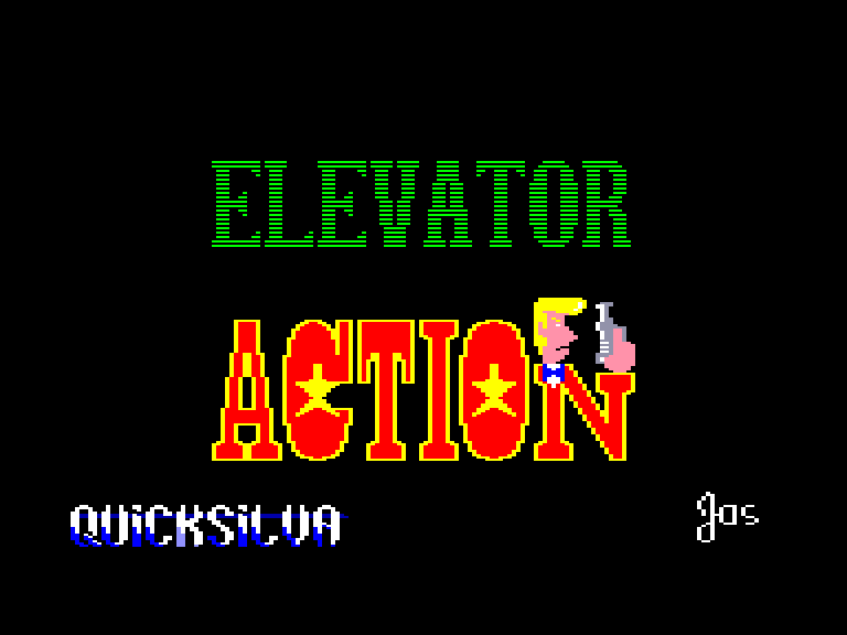 screenshot du jeu Amstrad CPC Elevator Action