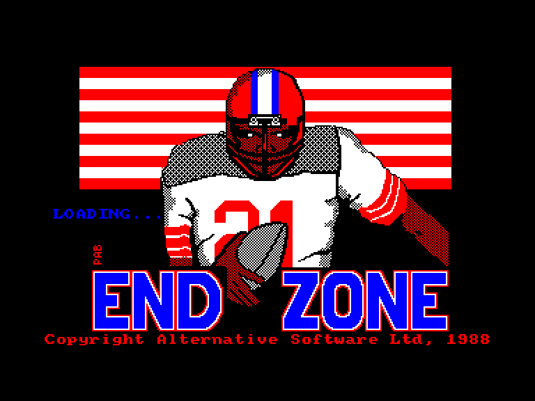 screenshot of the Amstrad CPC game Endzone