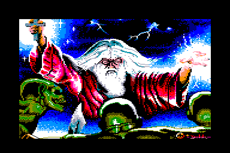 screenshot du jeu Amstrad CPC Enlightenment - Druid II