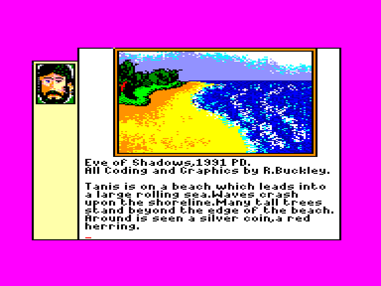 screenshot du jeu Amstrad CPC Eve of Shadows