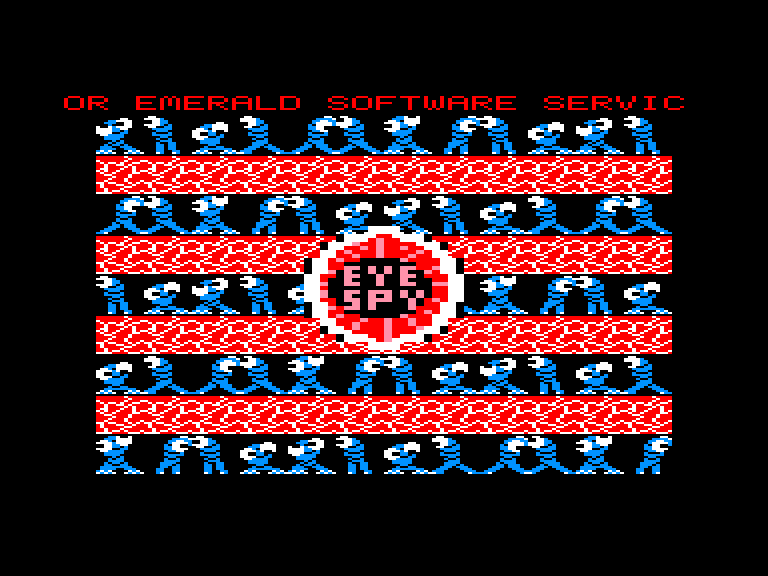 screenshot of the Amstrad CPC game Eye spy