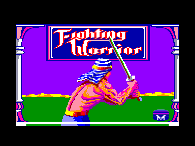 screenshot du jeu Amstrad CPC Fighting Warrior