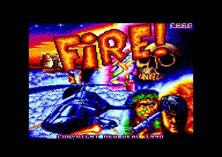 screenshot du jeu Amstrad CPC Fire !