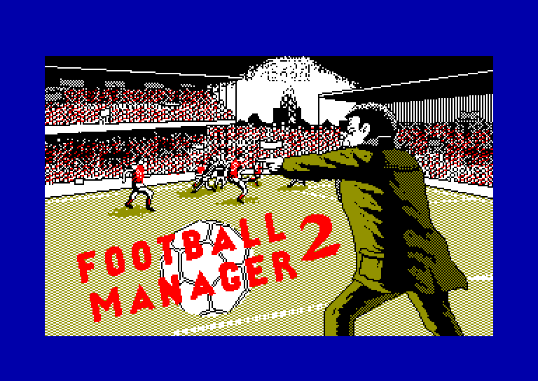 screenshot of the Amstrad CPC game Football Manager 2 - Expansion Kit