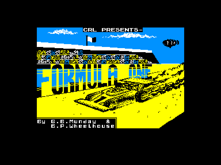 screenshot du jeu Amstrad CPC Formula One