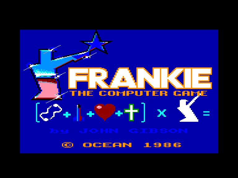 screenshot du jeu Amstrad CPC Frankie goes to hollywood