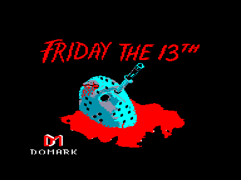 screenshot of the Amstrad CPC game Friday the 13th