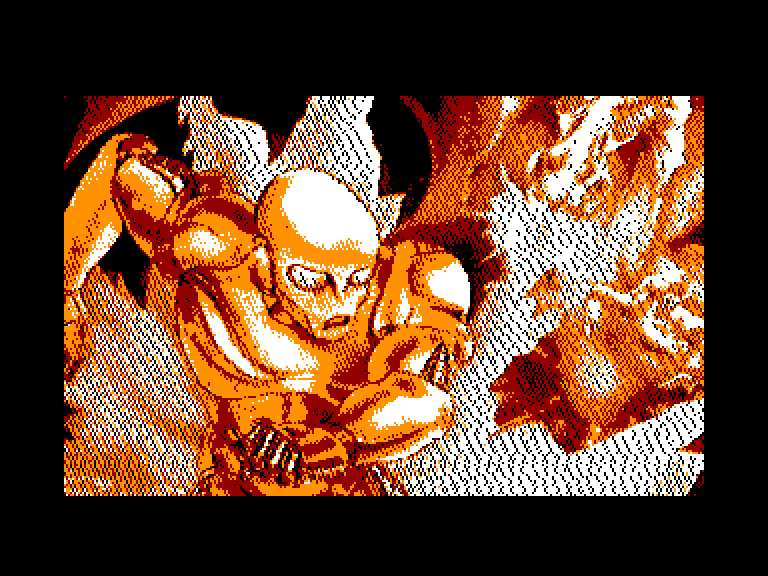 screenshot of the Amstrad CPC game Frontiers