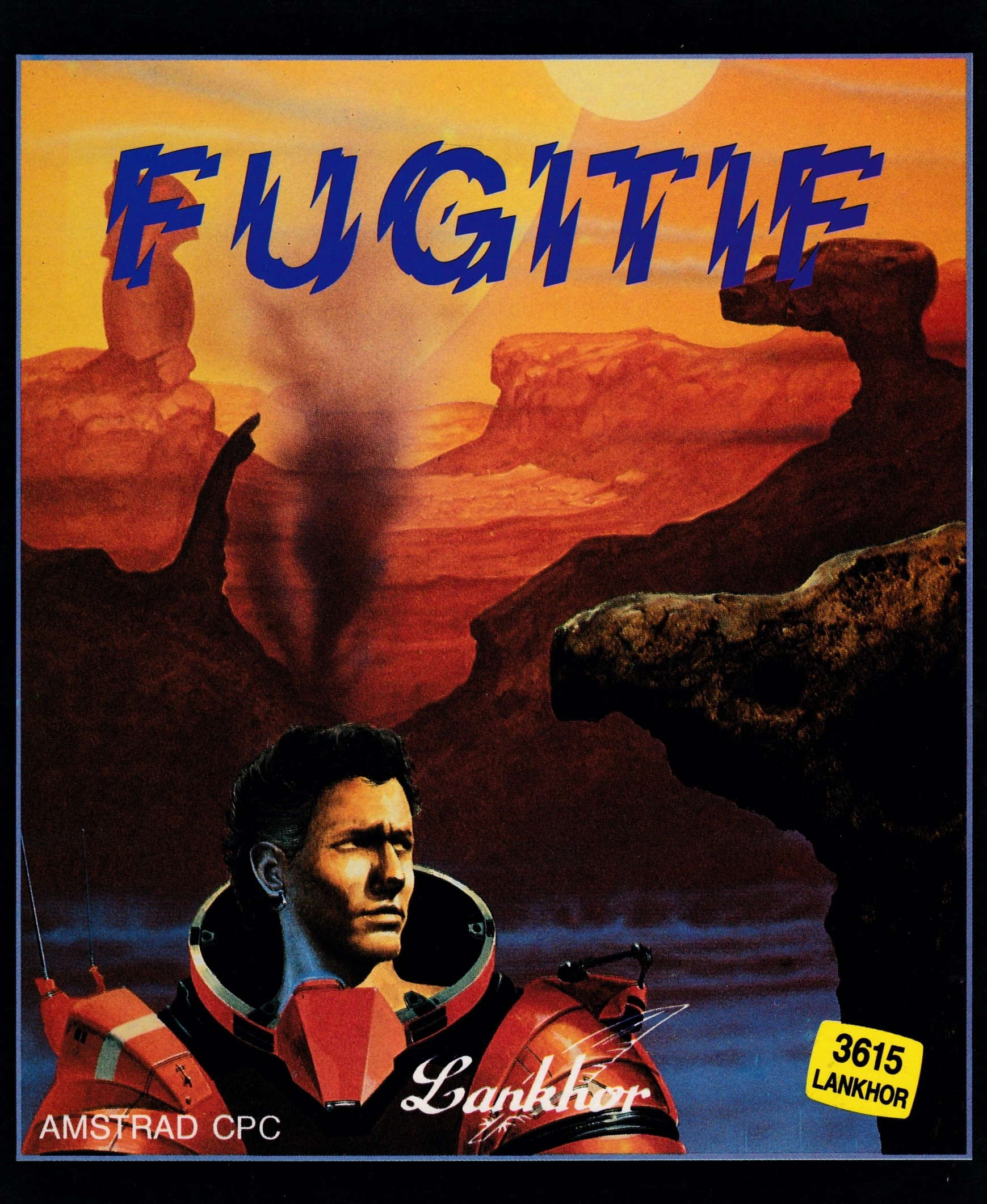 jaquette par Stéphane POLLARD du jeu Fugitif sur Amstrad CPC