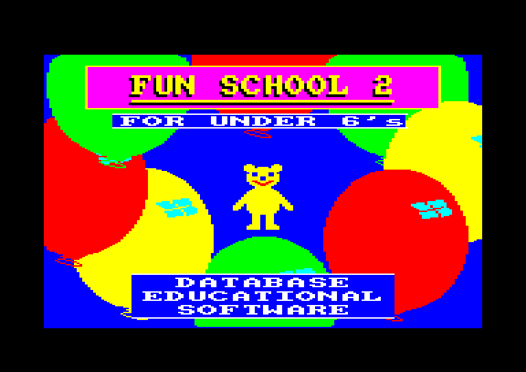 screenshot du jeu Amstrad CPC Fun School 2 - For the Under 6s