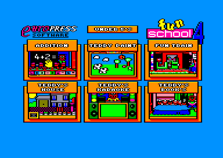 screenshot du jeu Amstrad CPC Fun School 4 - For the Under 5s