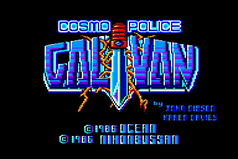 screenshot du jeu Amstrad CPC Galivan