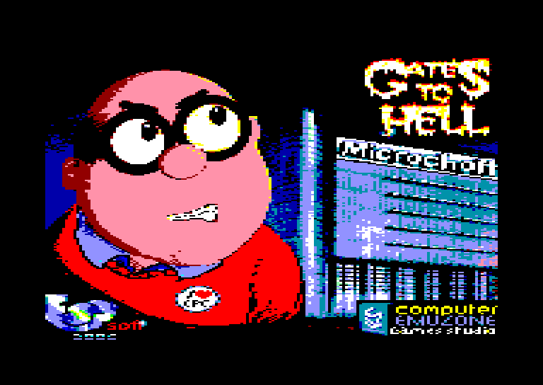 screenshot du jeu Amstrad CPC Gates to Hell