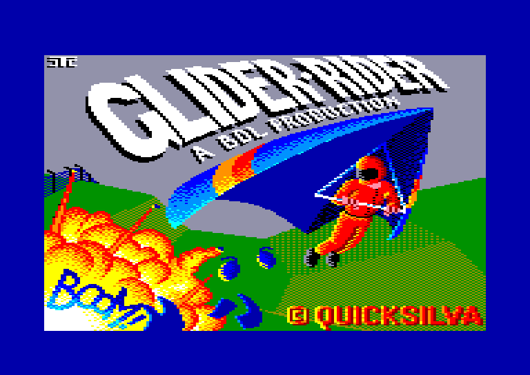 screenshot du jeu Amstrad CPC Glider Rider