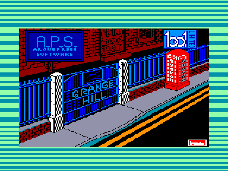 screenshot du jeu Amstrad CPC Grange Hill