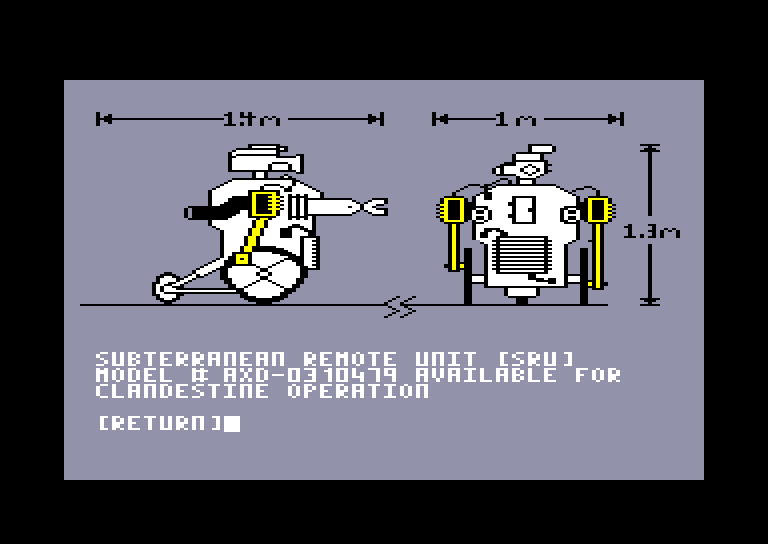 screenshot du jeu Amstrad CPC Hacker